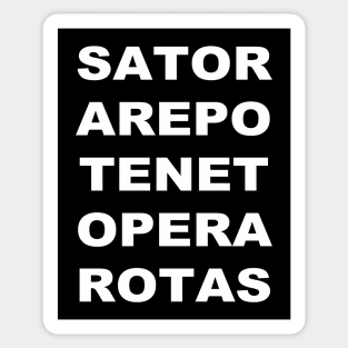 SATOR Square Palindrome Sticker